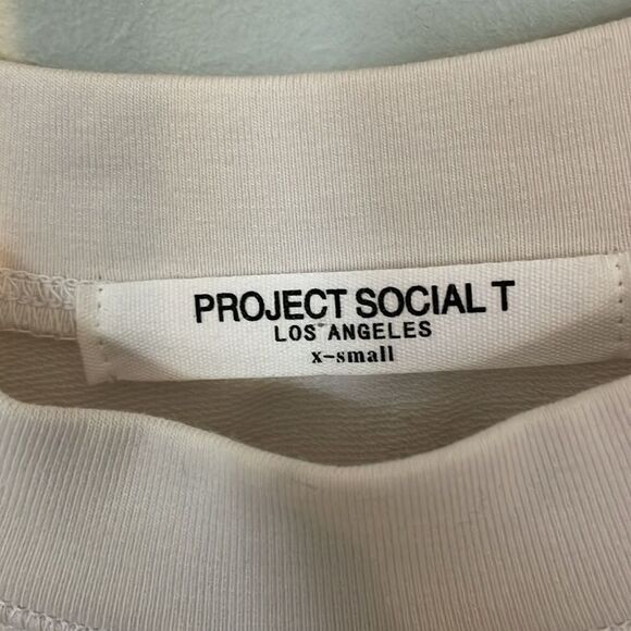 Project Social T Good Times Ahead Sweatshirt In Vintage White - Picture 5 of 6
